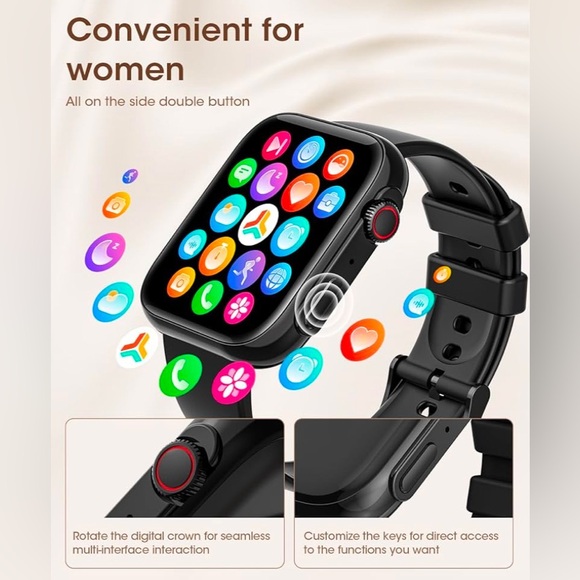 Smart Watch for Women 1.91" HD for Android Phones and iOS Phones - Picture 2 of 7